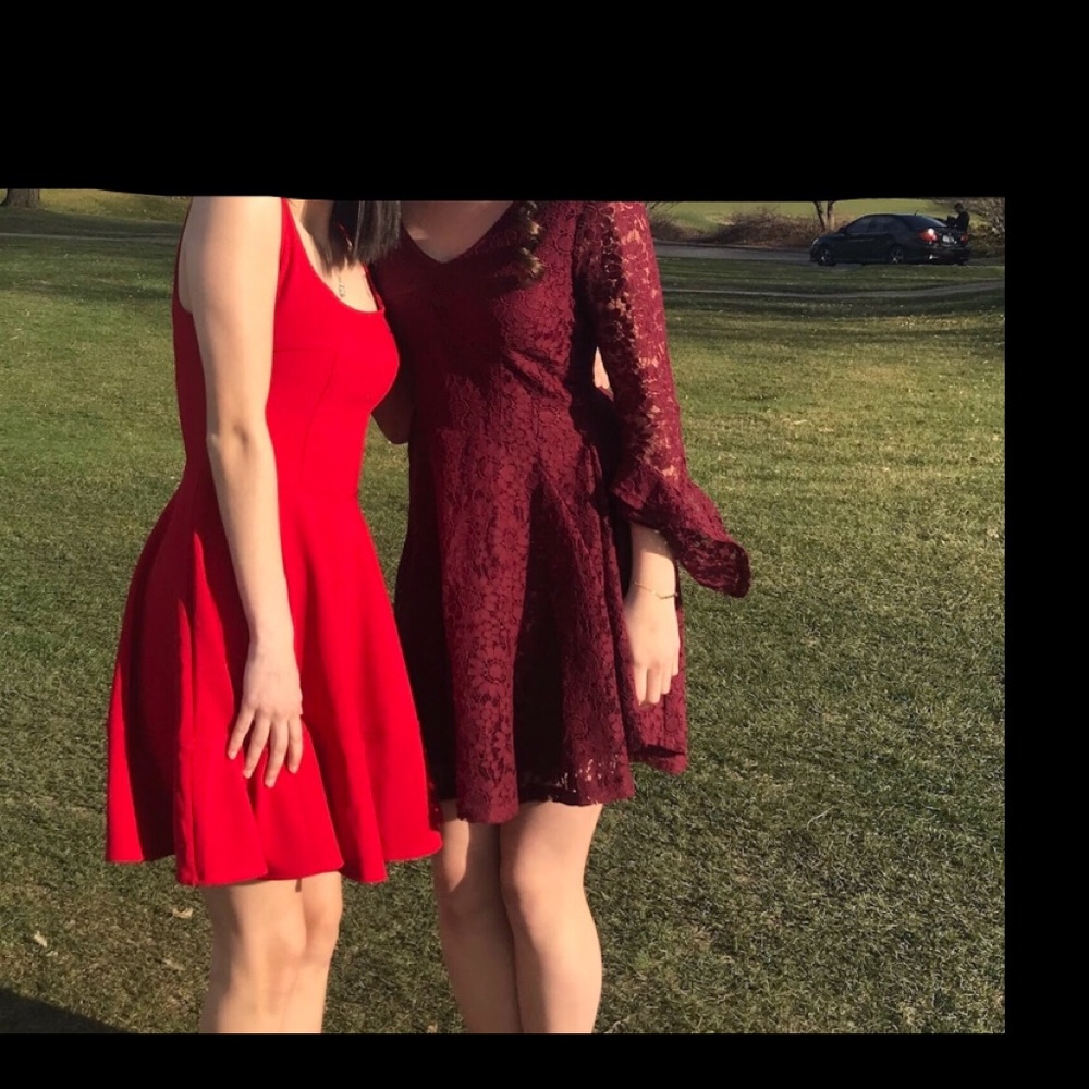 Burgundy Dress